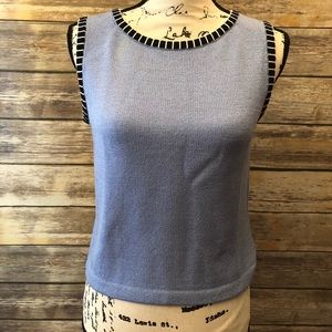 St. John Sport Marie Gray Knit Gray Tank